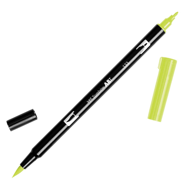 Dual Brush Pen Art Markers - 133 Chartreuse