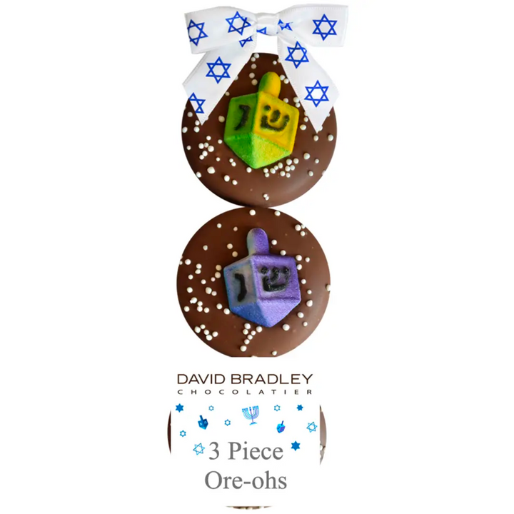 Hanukkah Three Piece Chocolate Covered Ore-Ohs