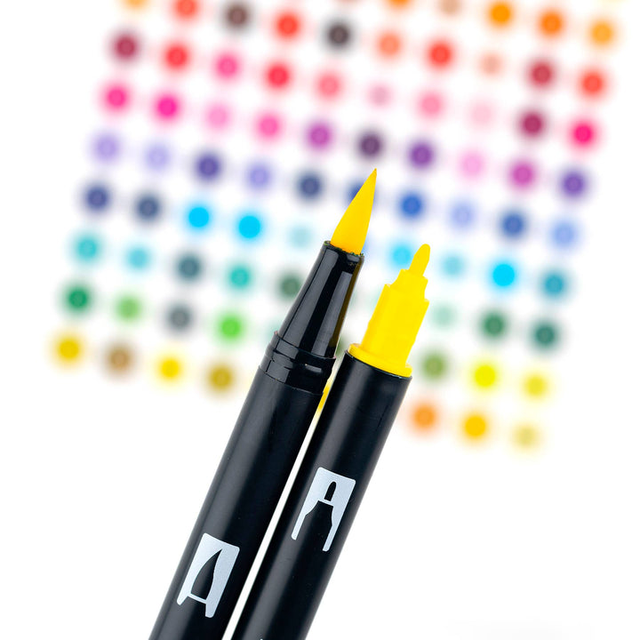 Dual Brush Pen Art Markers: Primary - 10-Pack