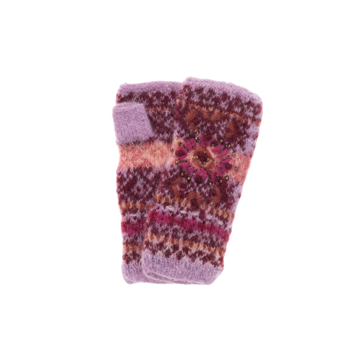 Cozy Fairisle Handwarmer Fingerless Gloves