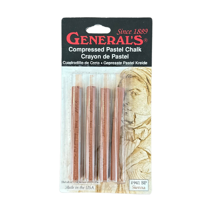 General Pencil Compressed Pastel Chalk Sticks