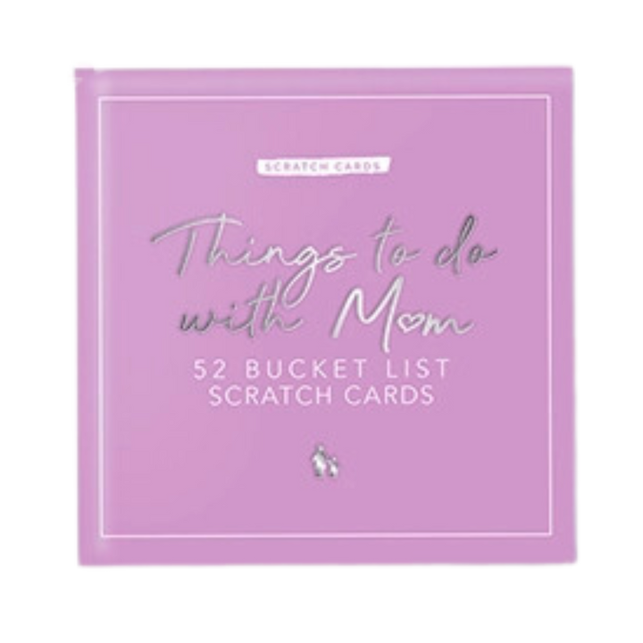 Things To Do with Mom Bucket List Scratch Cards