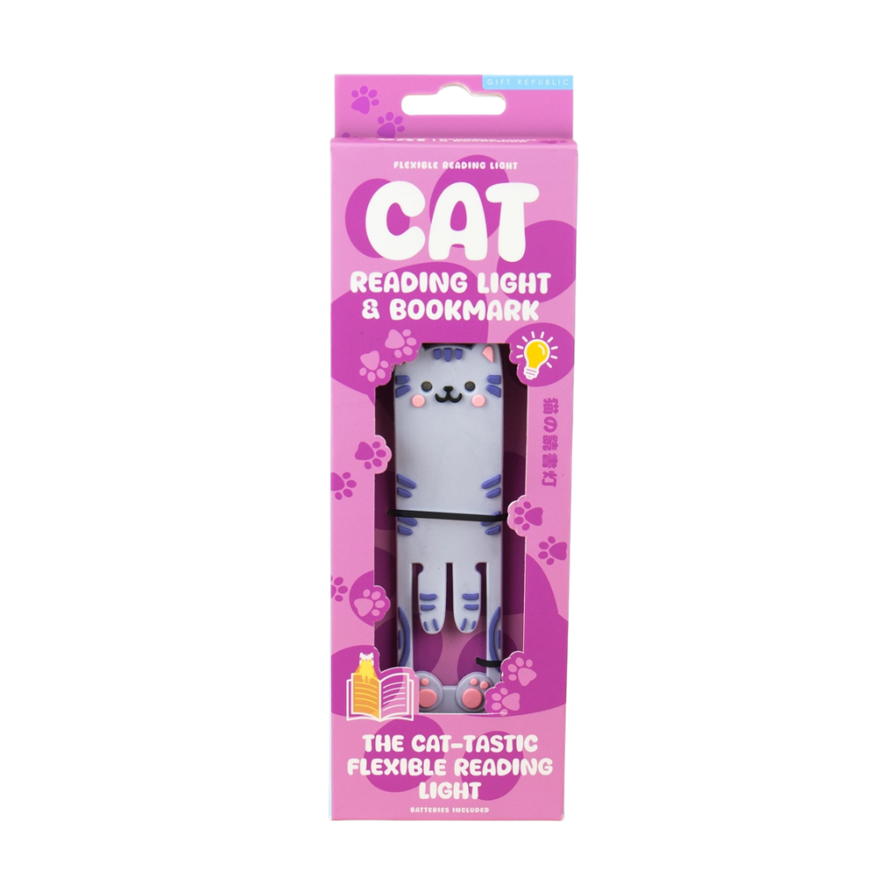 Cat Reading Light Bookmark