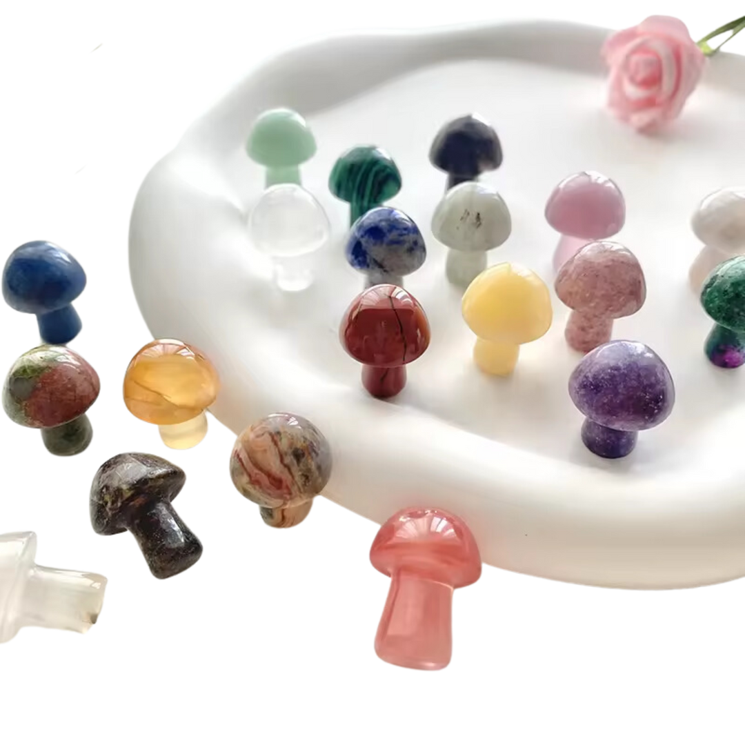 Gemstone Mini Mushrooms