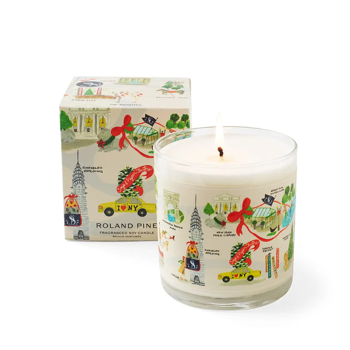 Holiday in New York Roland Pine Single-Wick Candle