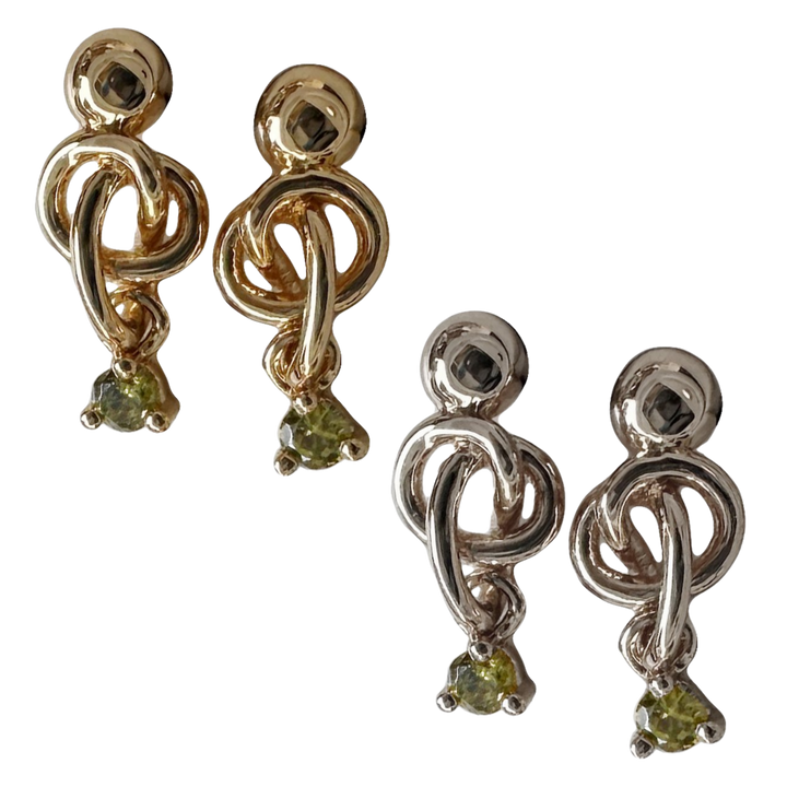 Knotty Serpent Earrings