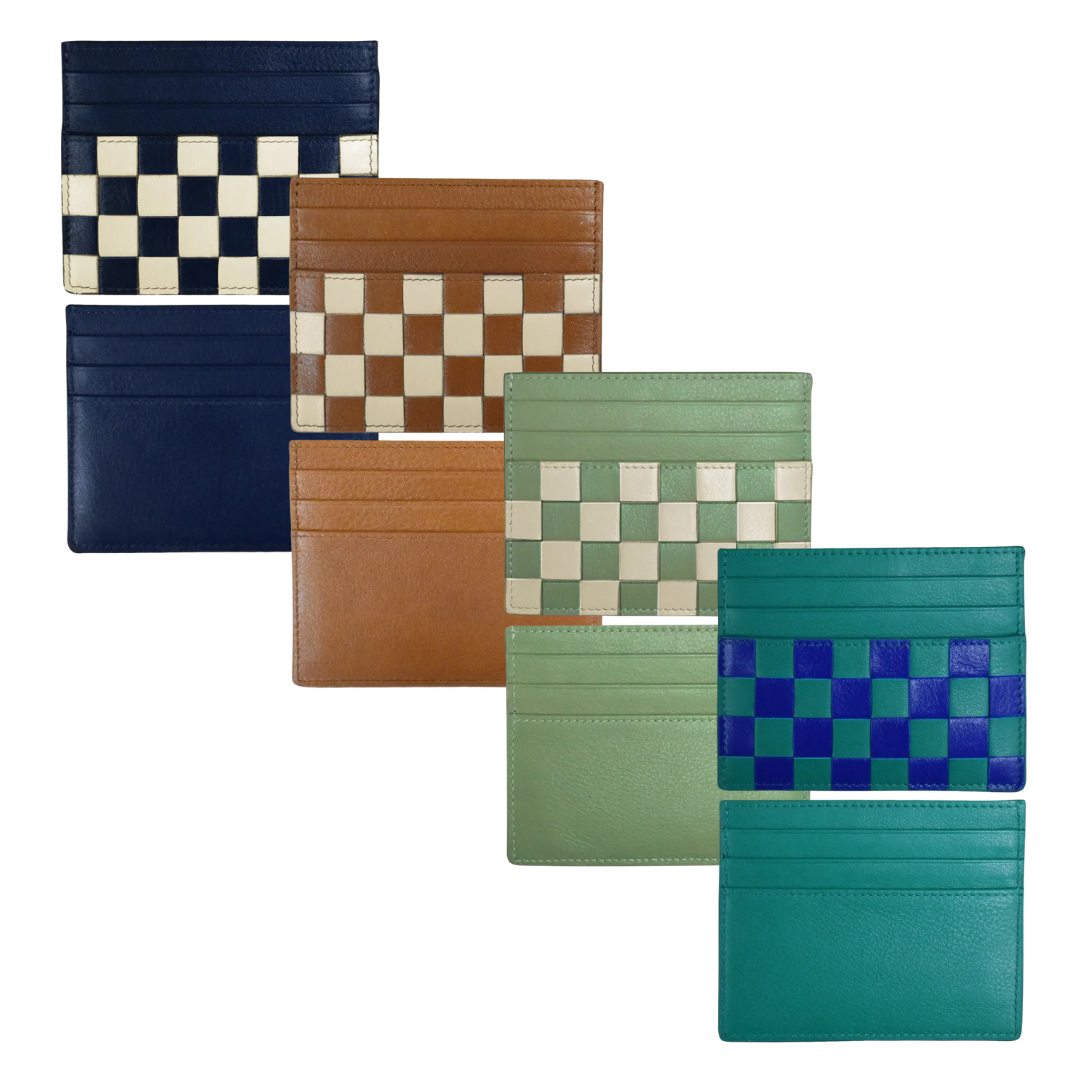 Checkerboard Card Case