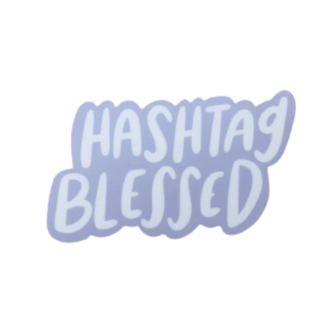 Hashtag Blessed Sticker