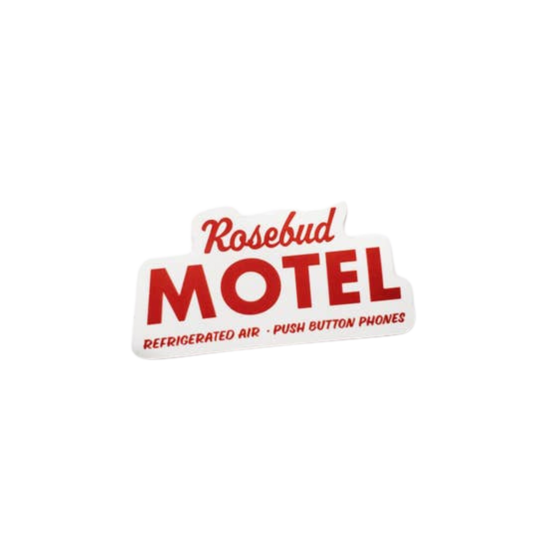 Rosebud Motel Sticker