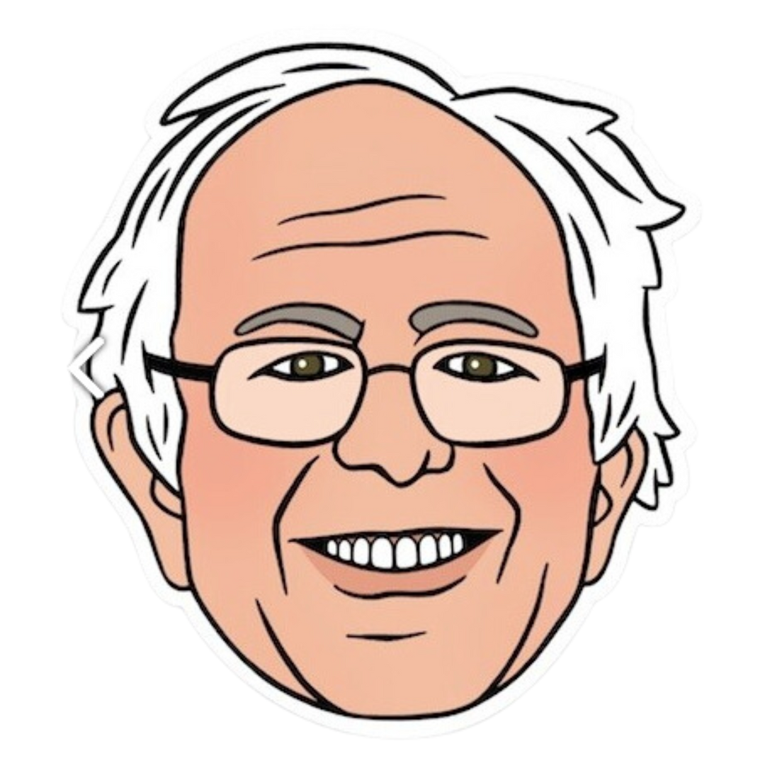 Bernie Die Cut Sticker