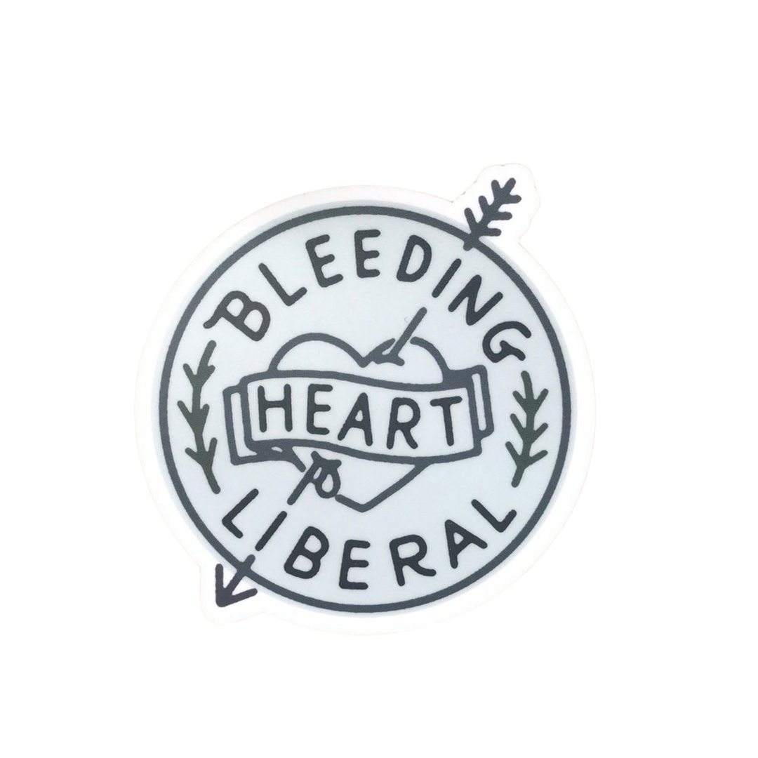 Bleeding Heart Liberal Sticker