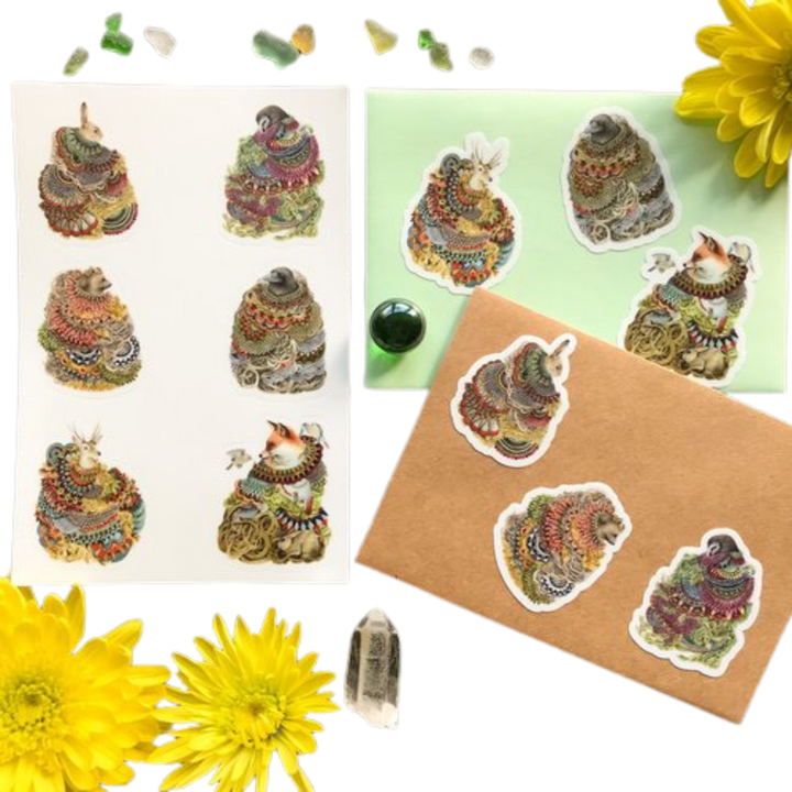 Quilted Forest Sticker Sheet