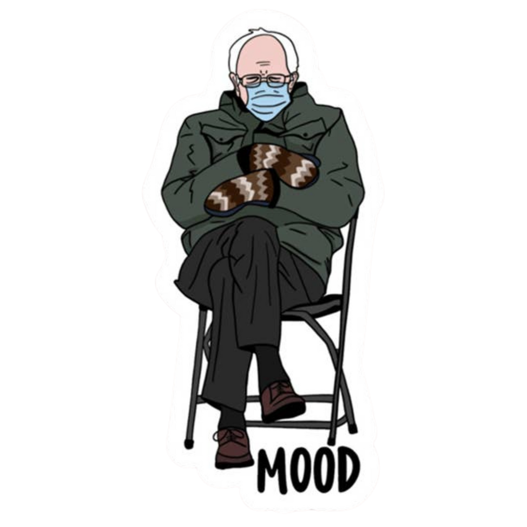 Bernie Sanders Mood Sticker