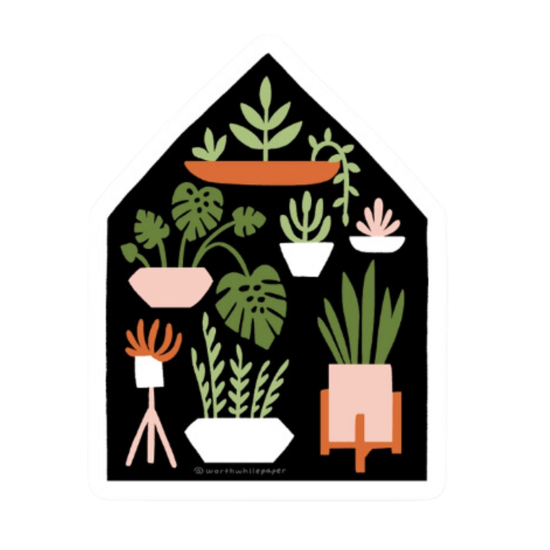 Houseplant Die Cut Sticker