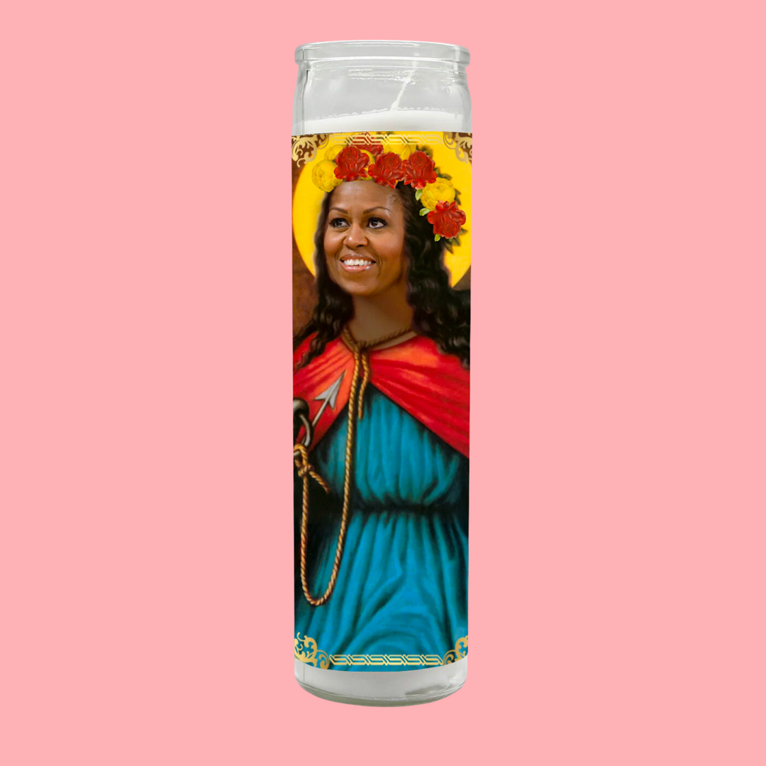 Michelle Obama Candle