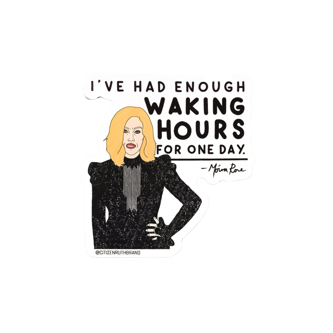 Moira "Waking Hours" Sticker