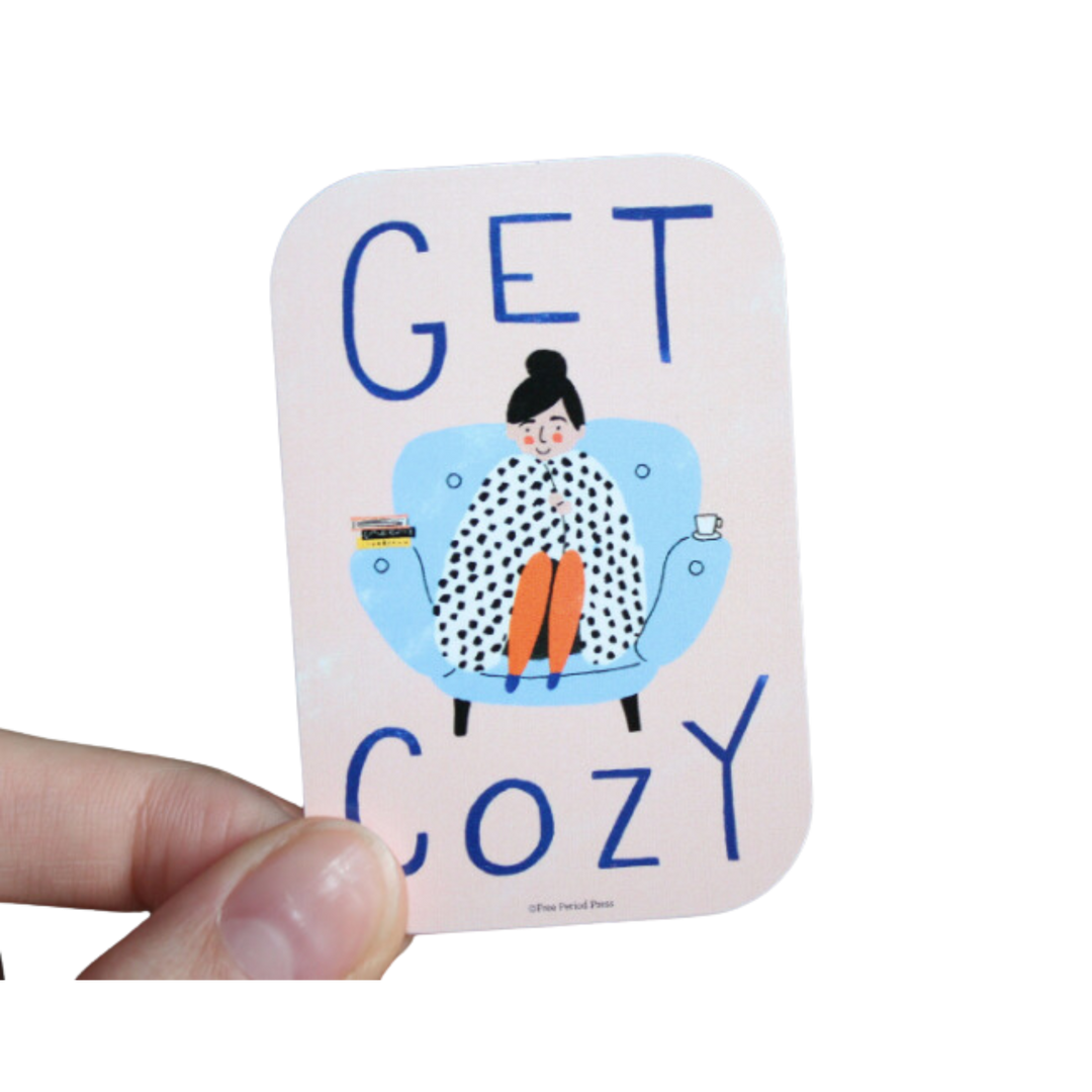 Get Cozy Sticker