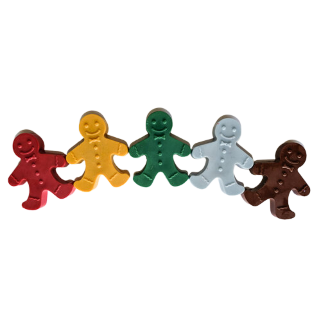 Gingerbread Men Eco-Friendly Crayons