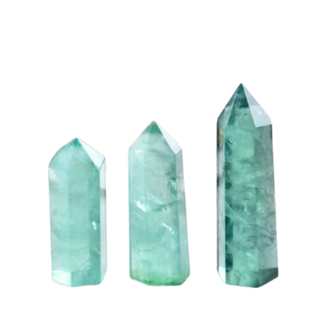 Green Flourite Crystal Tower - 2" to 2.3"