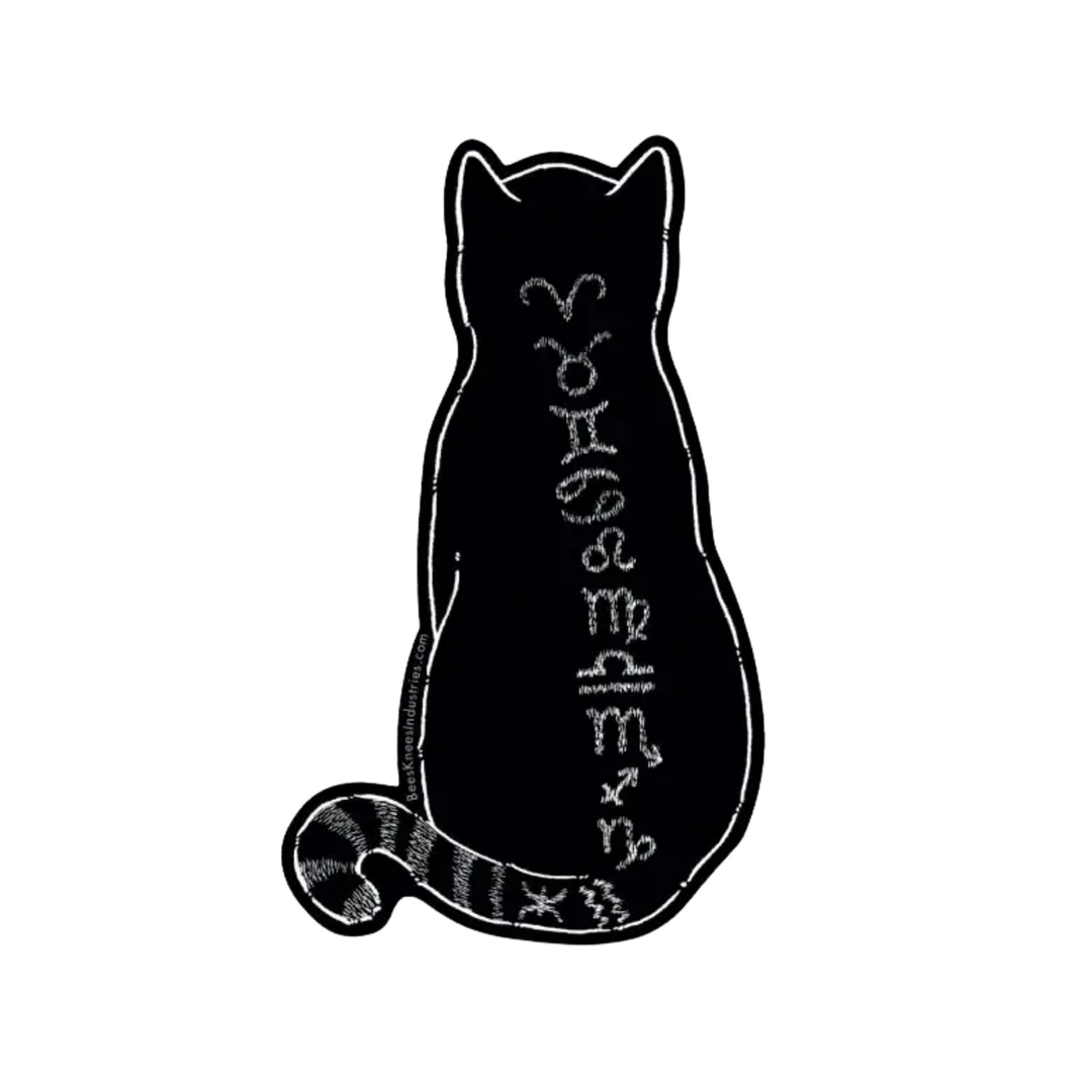 Zodiac Cat Vinyl Sticker