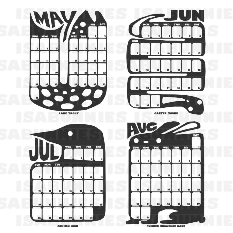 Vermont Creature Calendar 2026