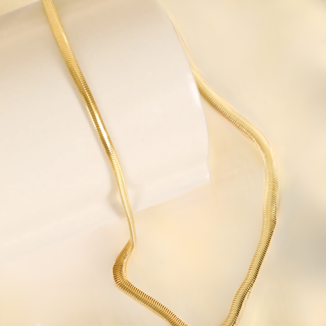 Necklace - Herringbone Chain -- 4 mm