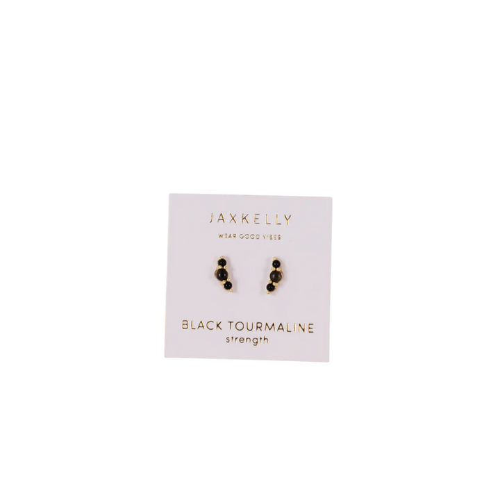 Crescent Gold Earrings