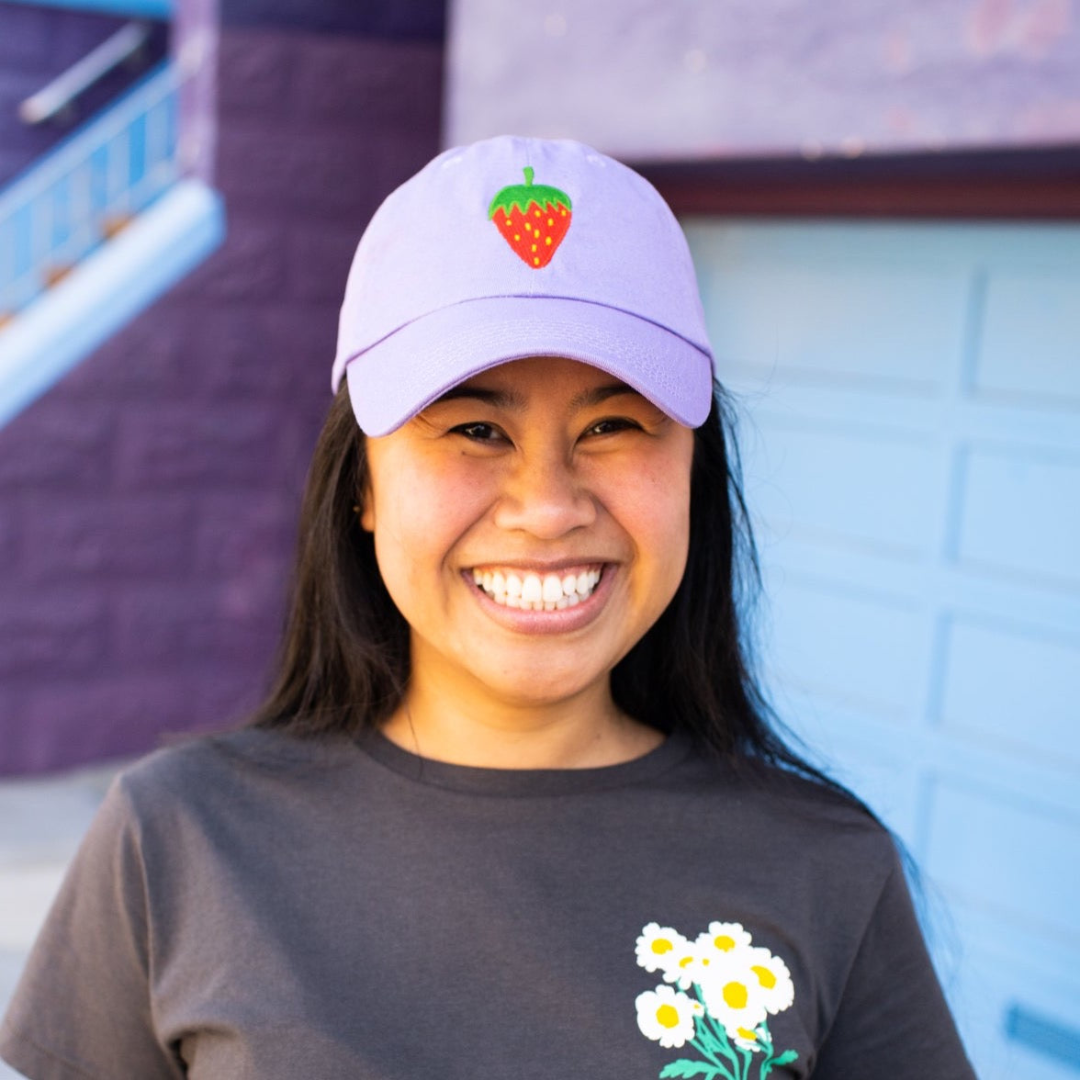 Strawberry Embroidered Hat