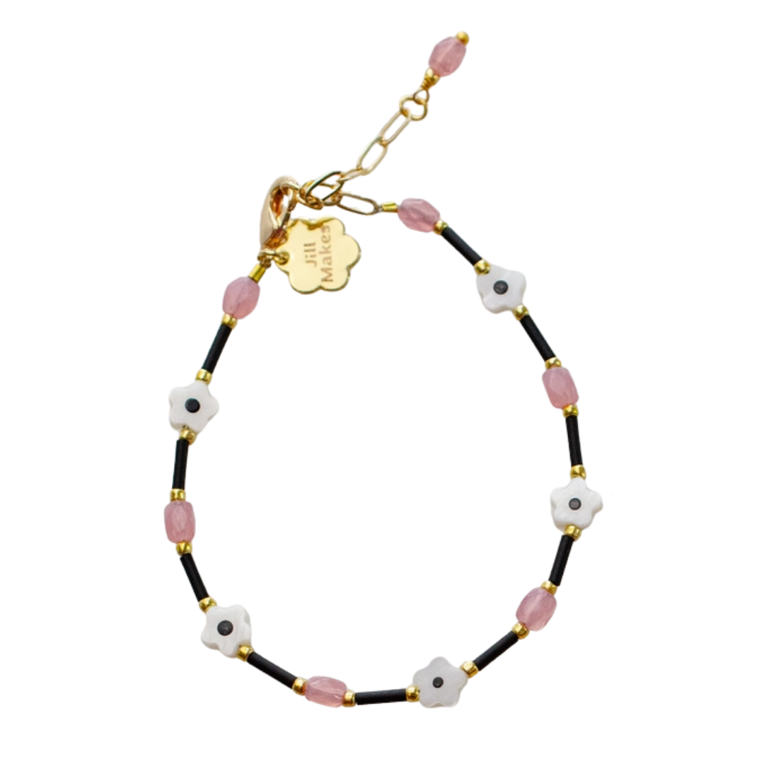 Colorful Beaded Clasp Bracelet