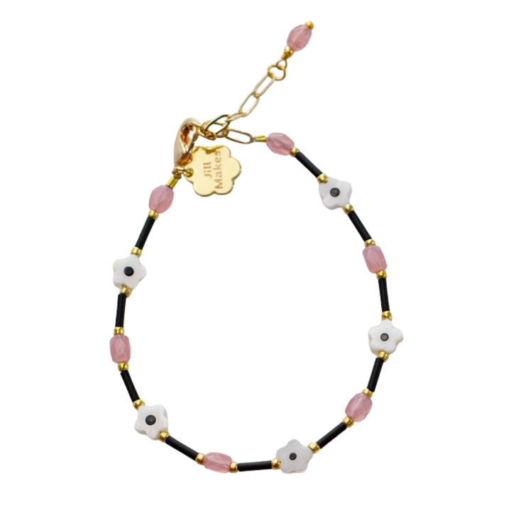 Colorful Beaded Clasp Bracelet