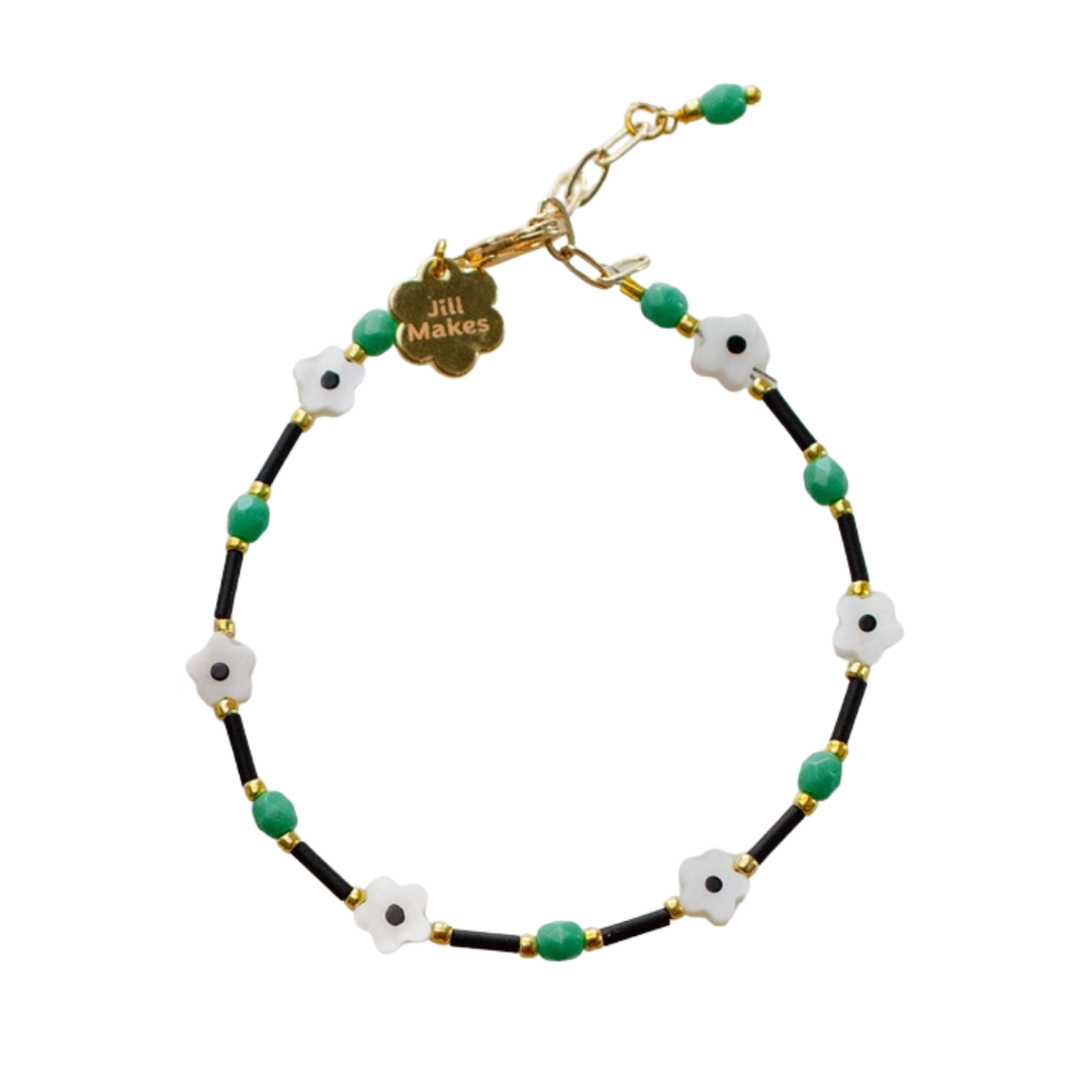 Colorful Beaded Clasp Bracelet