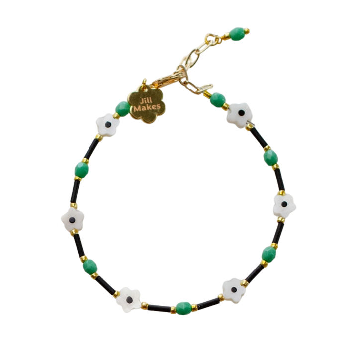 Colorful Beaded Clasp Bracelet
