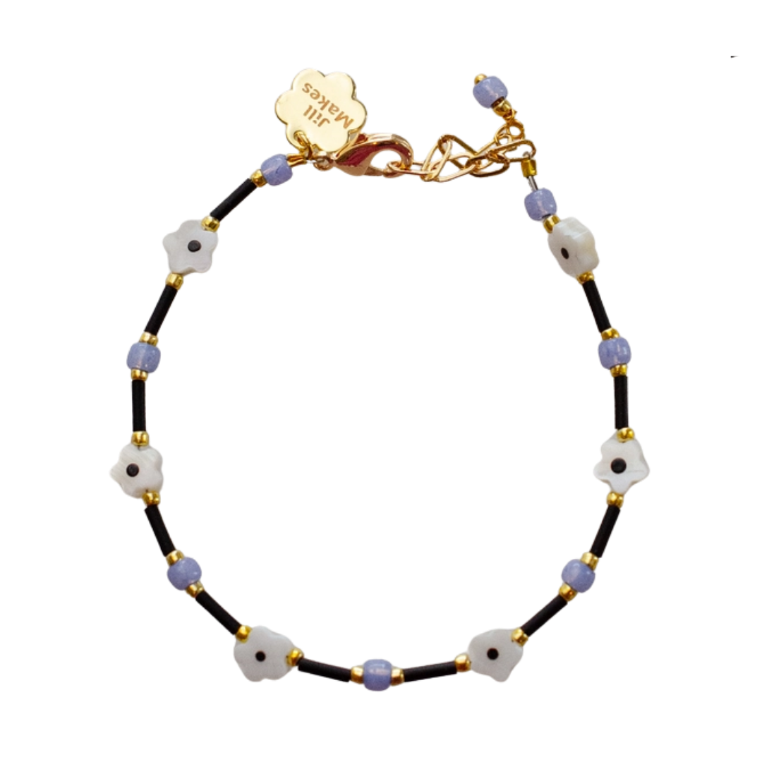 Colorful Beaded Clasp Bracelet