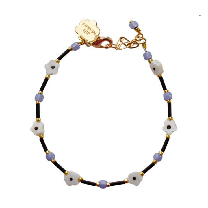 Colorful Beaded Clasp Bracelet