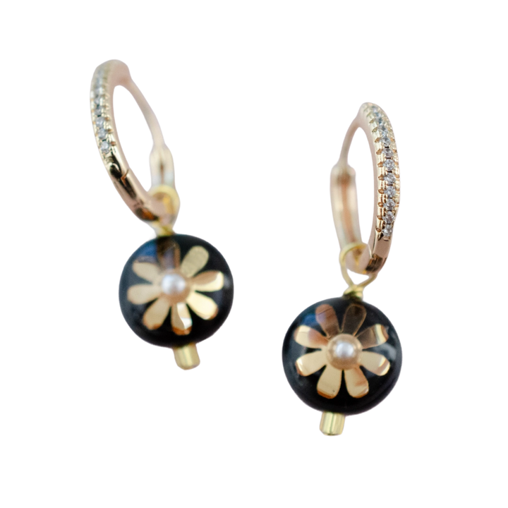 Mira Flower Dangle Earrings