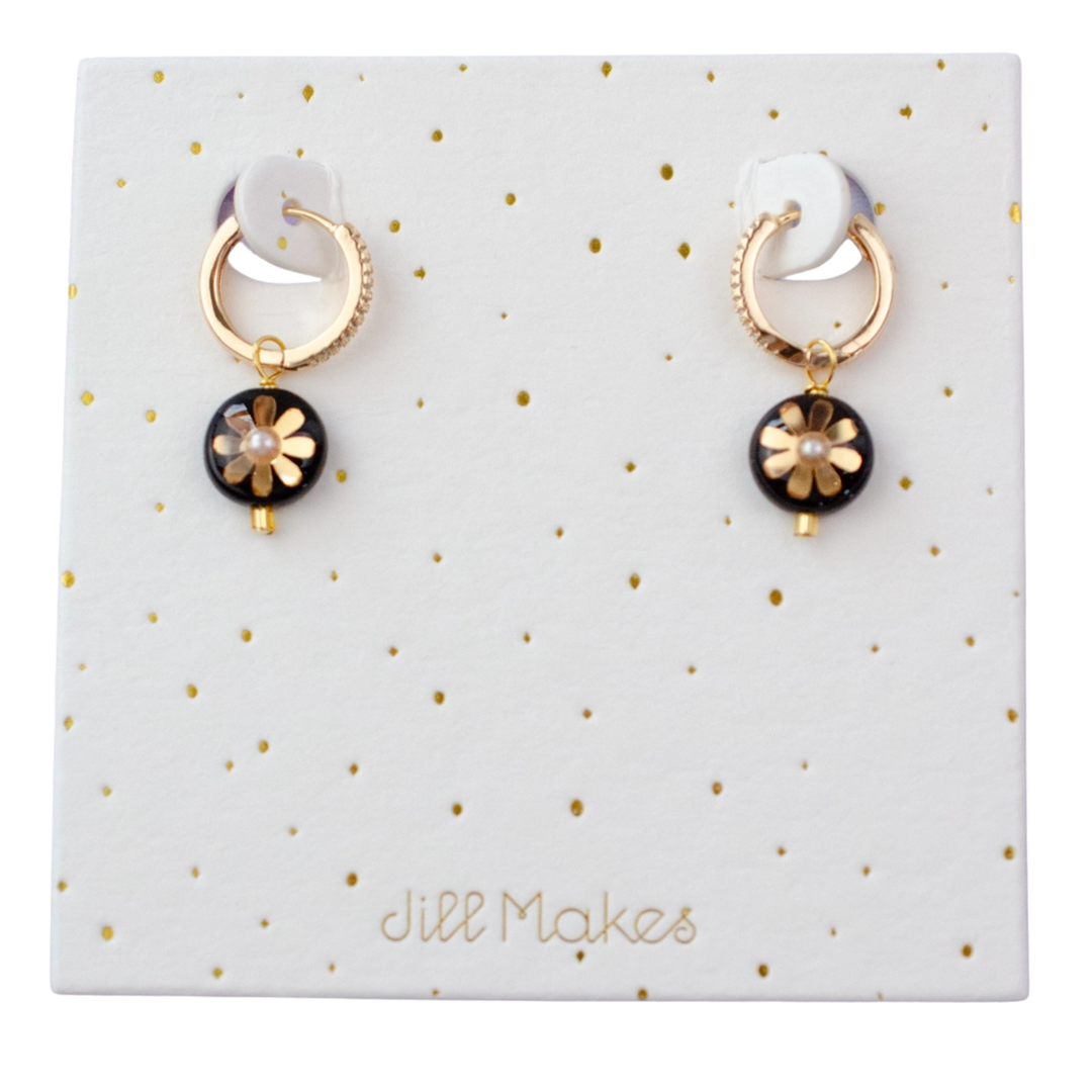 Mira Flower Dangle Earrings