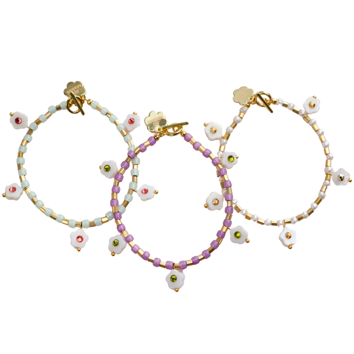 Willow Flower Charm Bracelet