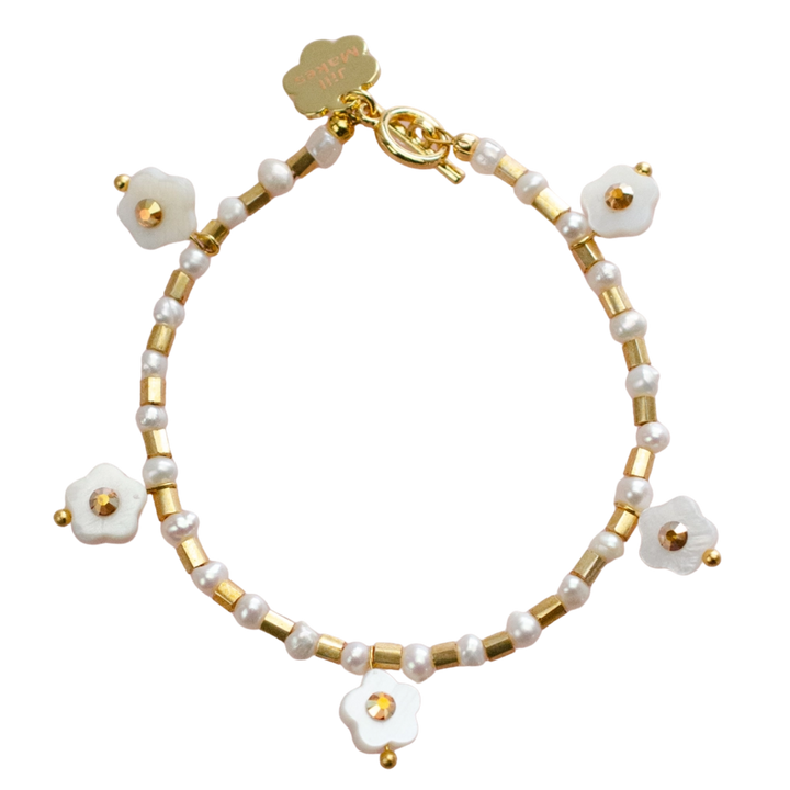 Willow Flower Charm Bracelet
