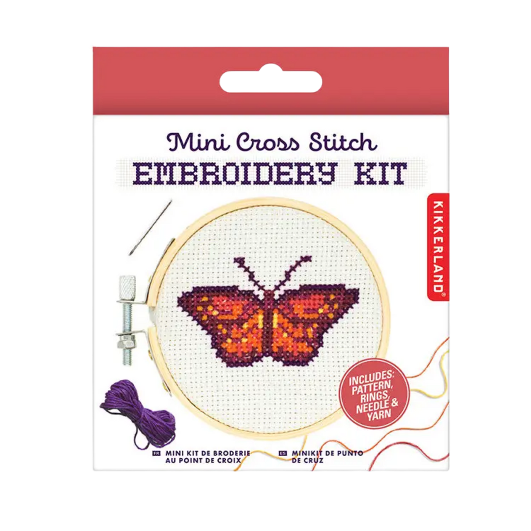 Butterfly Mini Cross Stitch Embroidery Kit