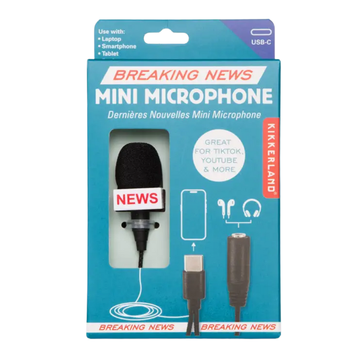 Breaking News Mini Microphone