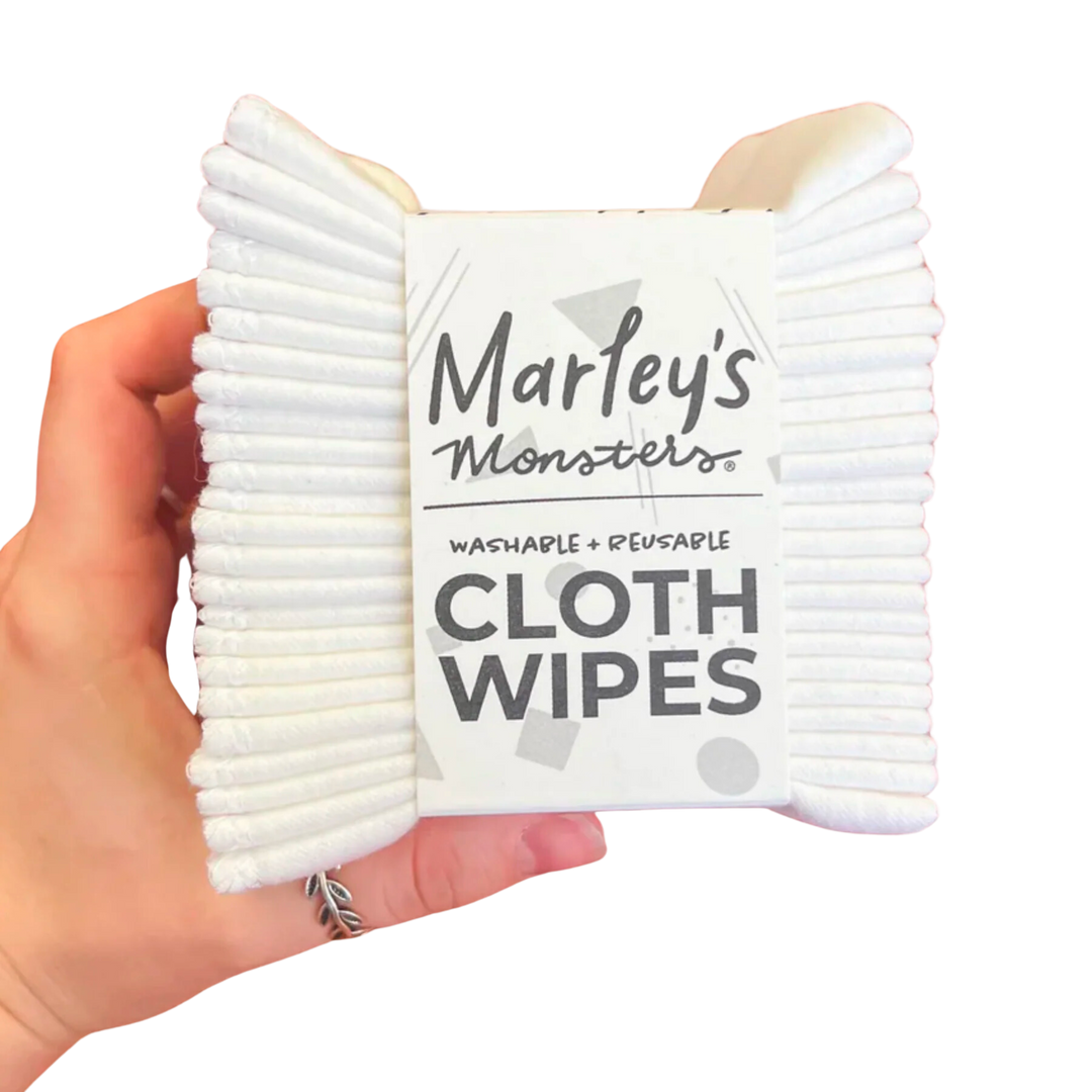 Reusable Cloth Wipes - White