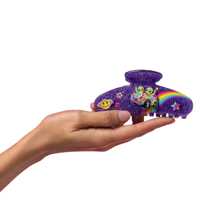 Lisa Frank x Kitsch Glitter Claw Clip - Zoomer & Zorbit