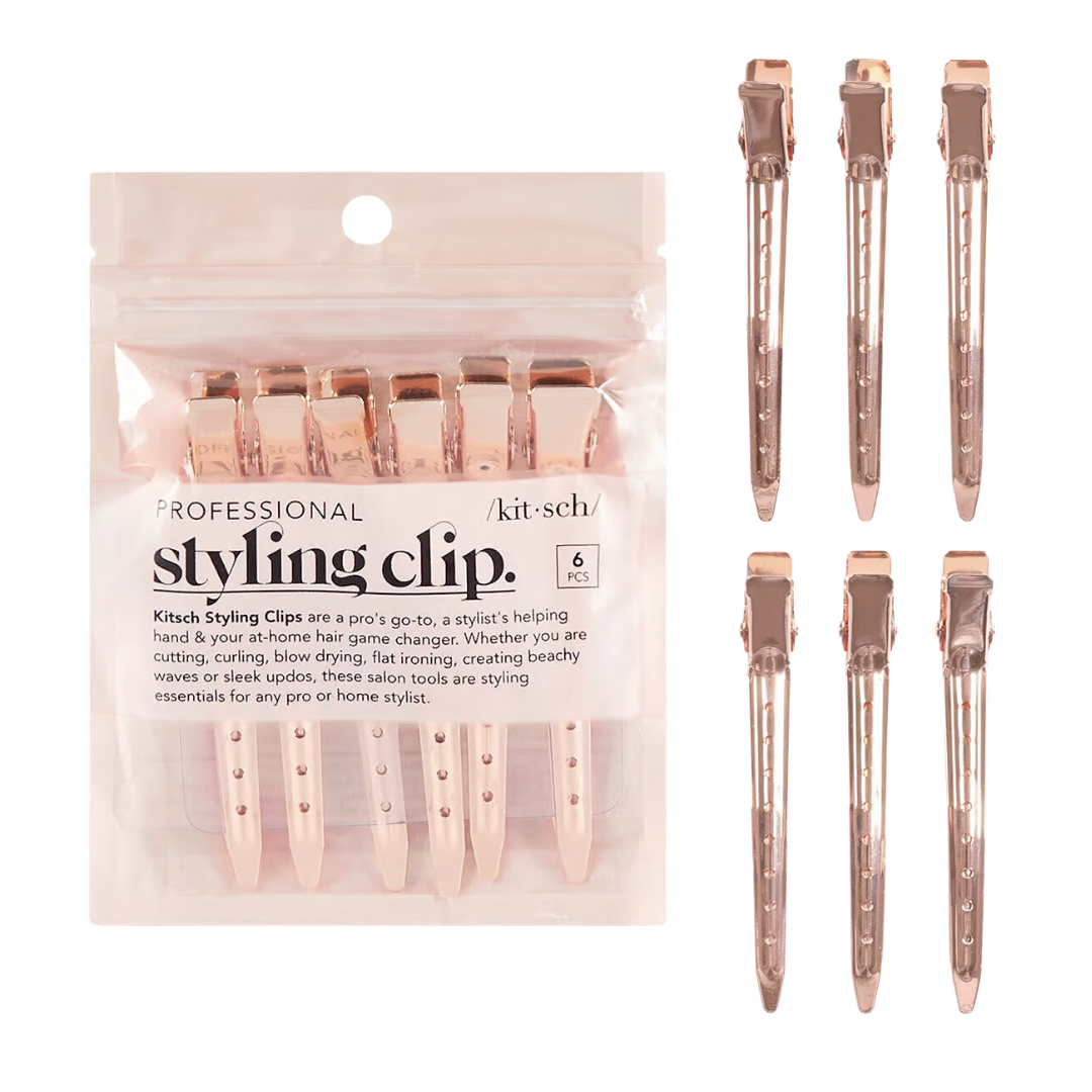 Rose Gold Styling Clips