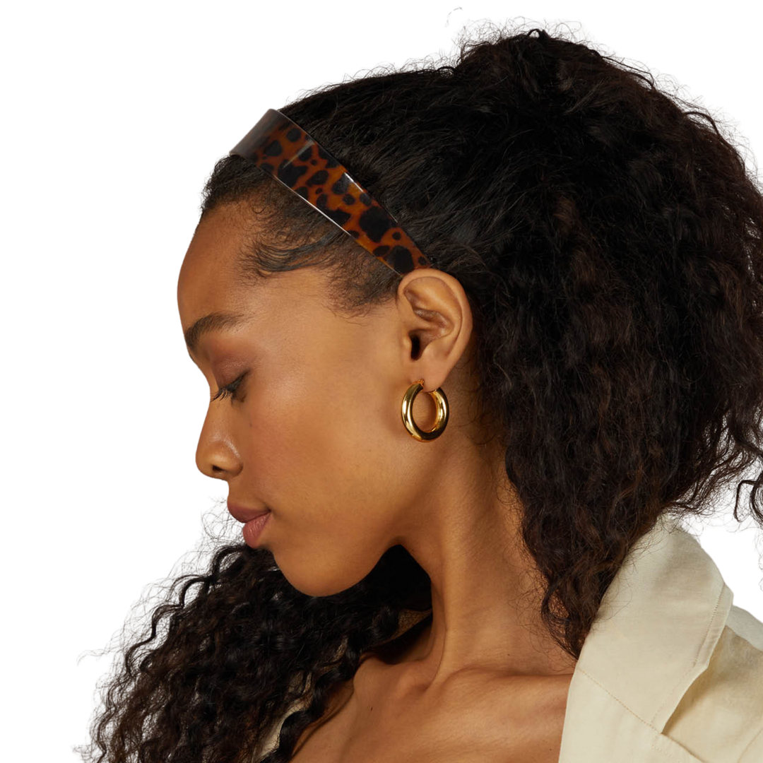 Recycled Plastic Wide Headband - Tort