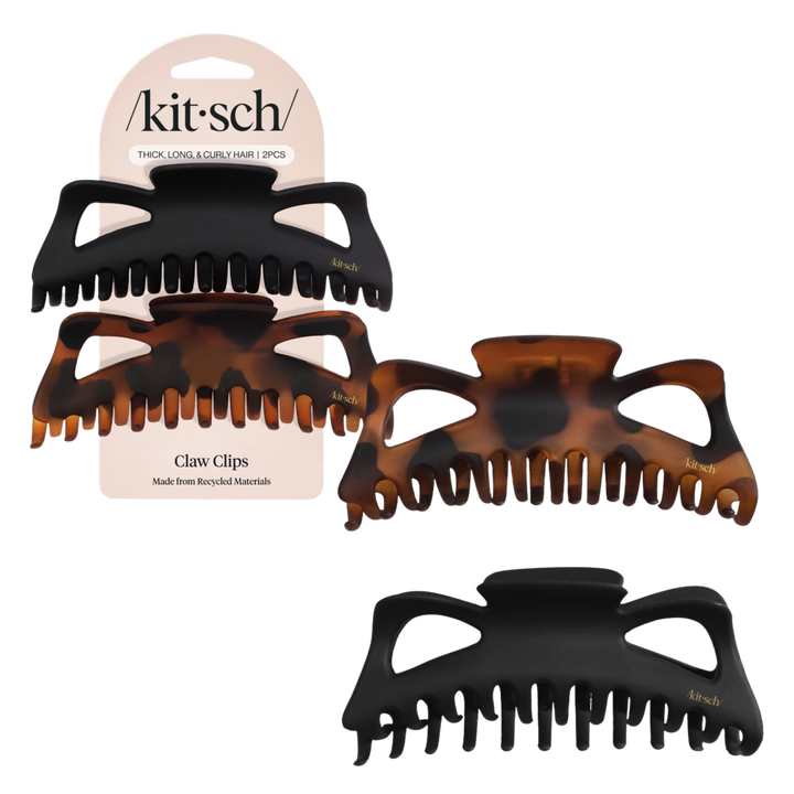 Recycled Plastic Jumbo Classic Claw Clips 2pc