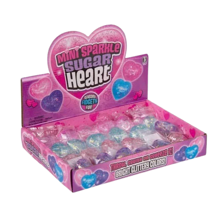 Mini Sparkle Sugar Heart
