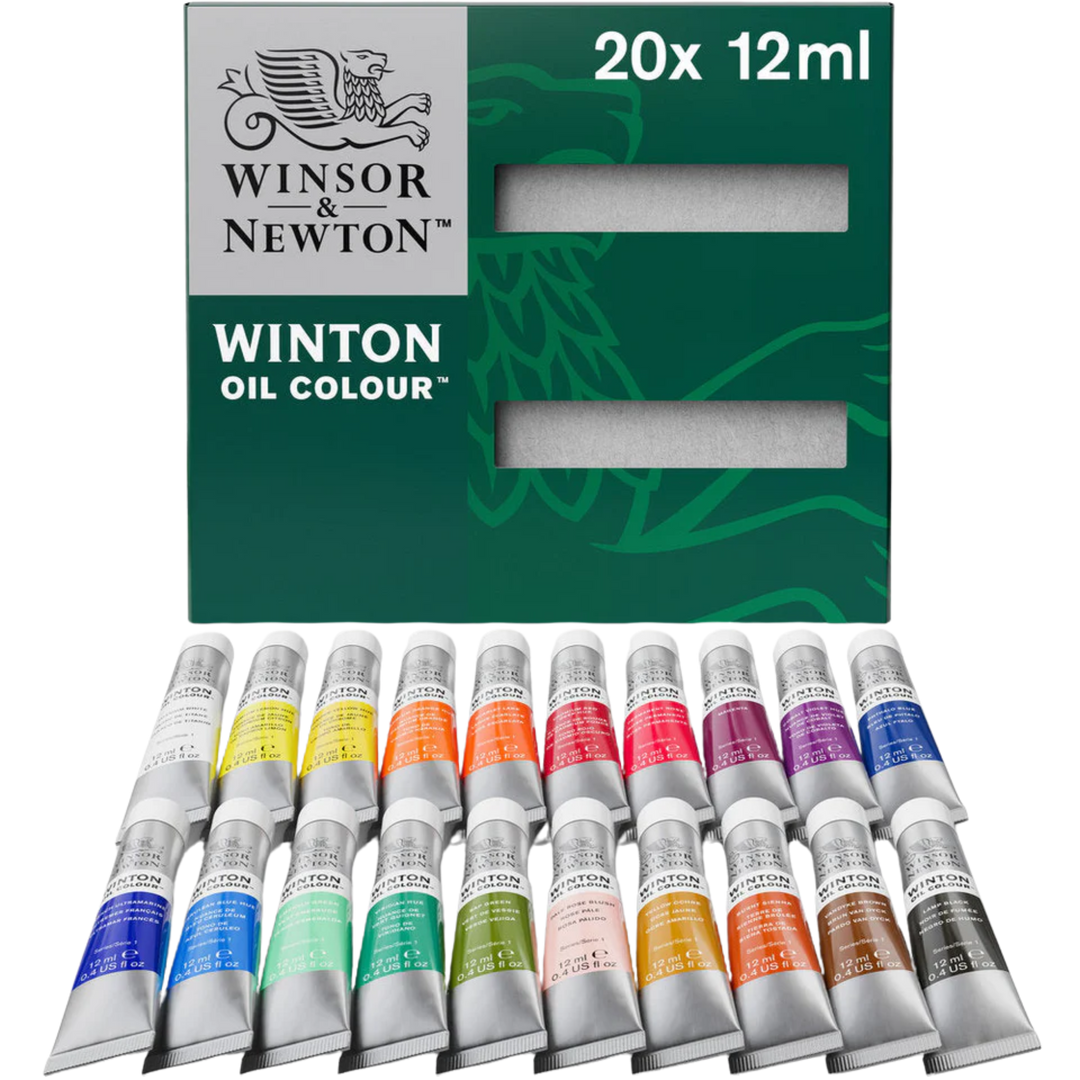 Winsor & Newton Introduction to Fine Art Winton Oil 20 Color Set