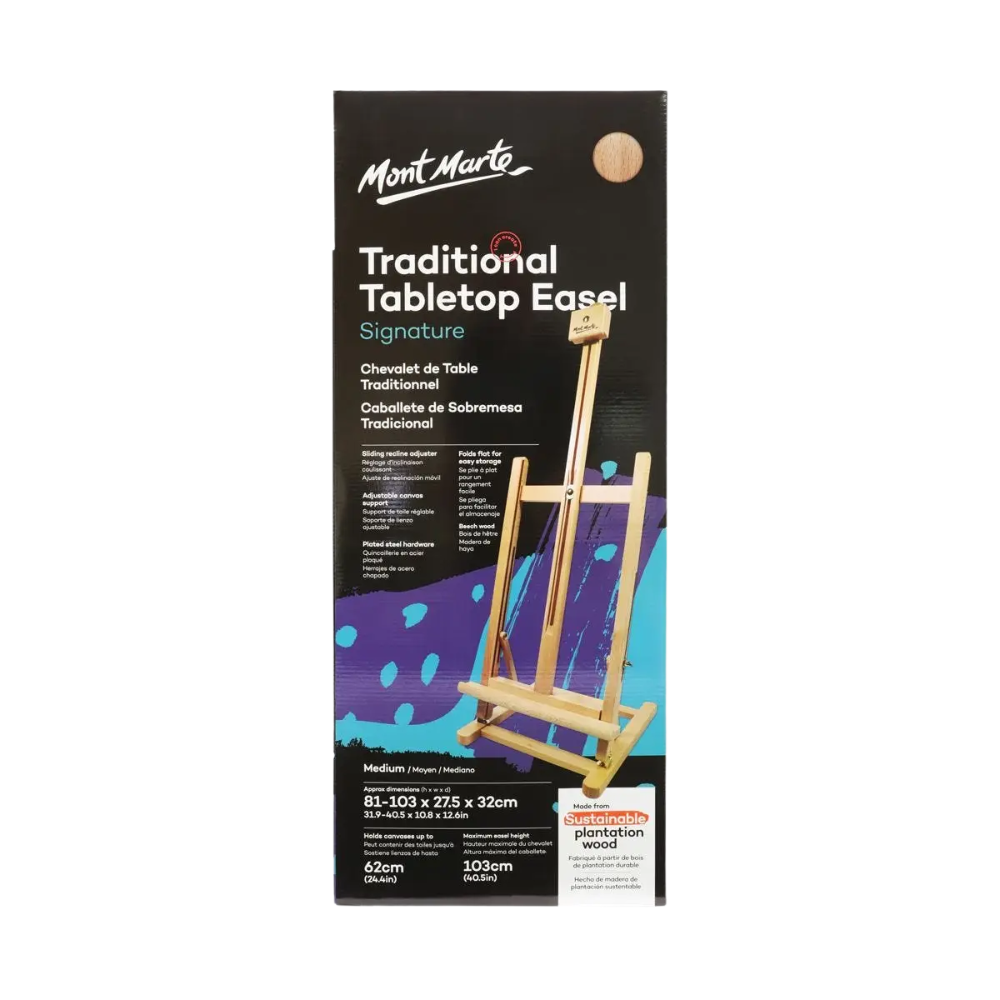 Traditional Tabletop Easel Signature - Medium