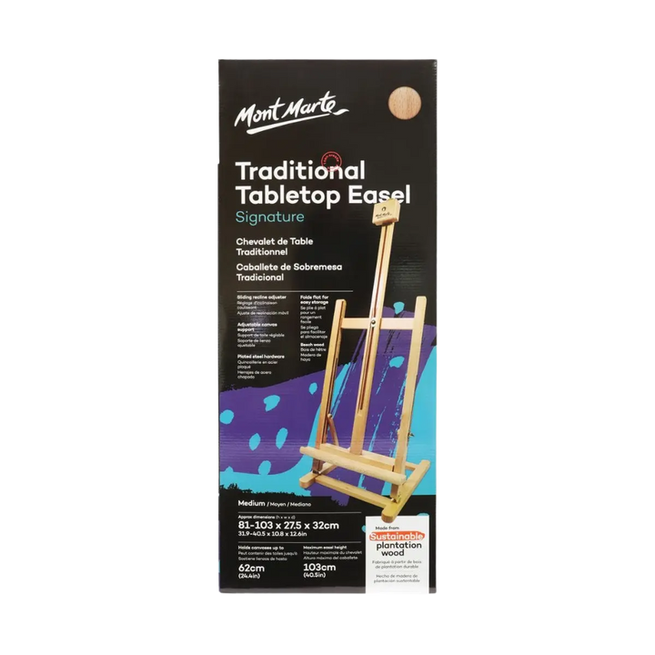 Traditional Tabletop Easel Signature - Medium