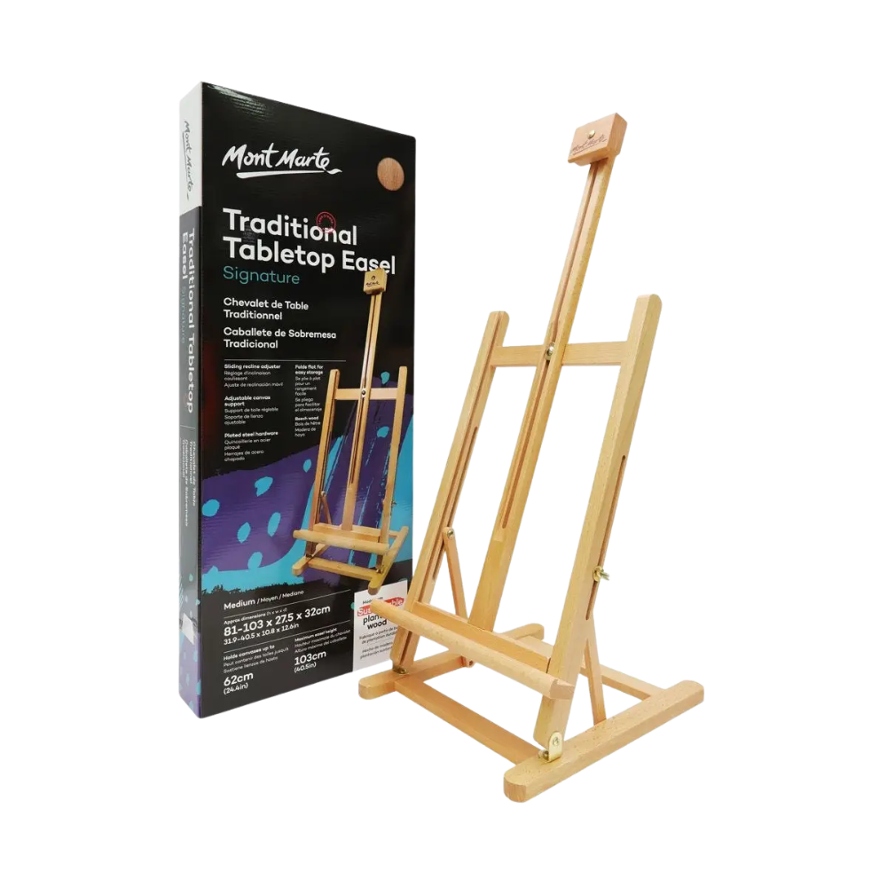 Traditional Tabletop Easel Signature - Medium